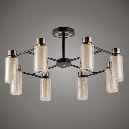 Люстра 74338/8 AB+BK черный/бронза 8х60W E14 d725 h380, GAN20 У1